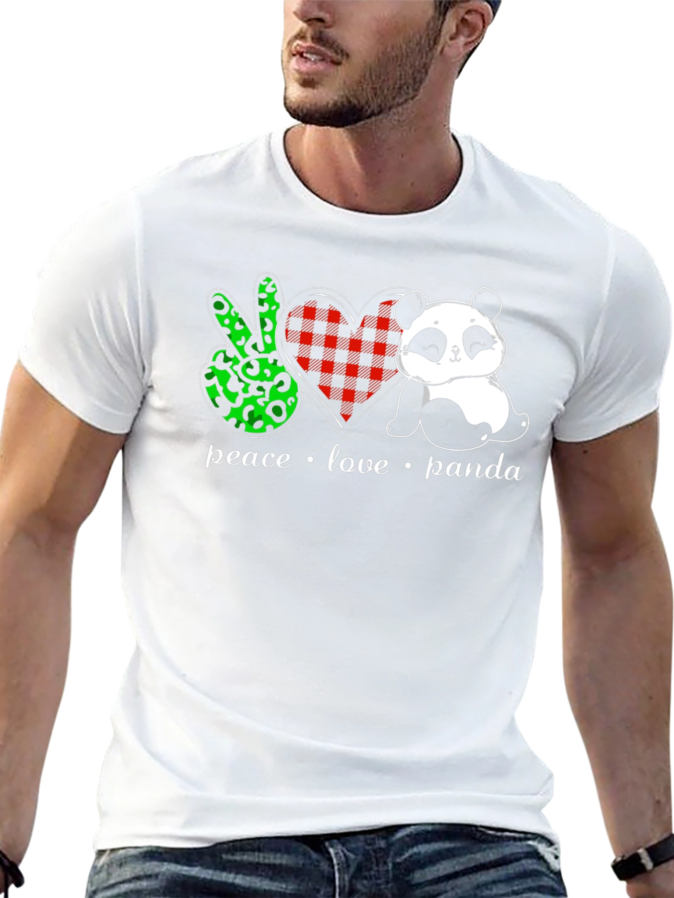 Peace Love Panda T-Shirt