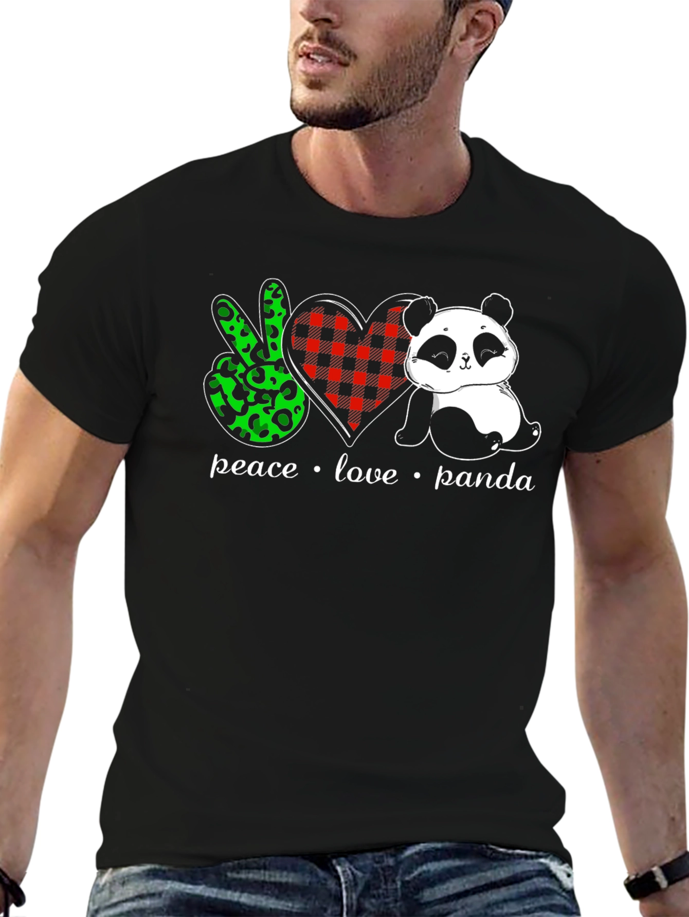 Peace Love Panda T-Shirt