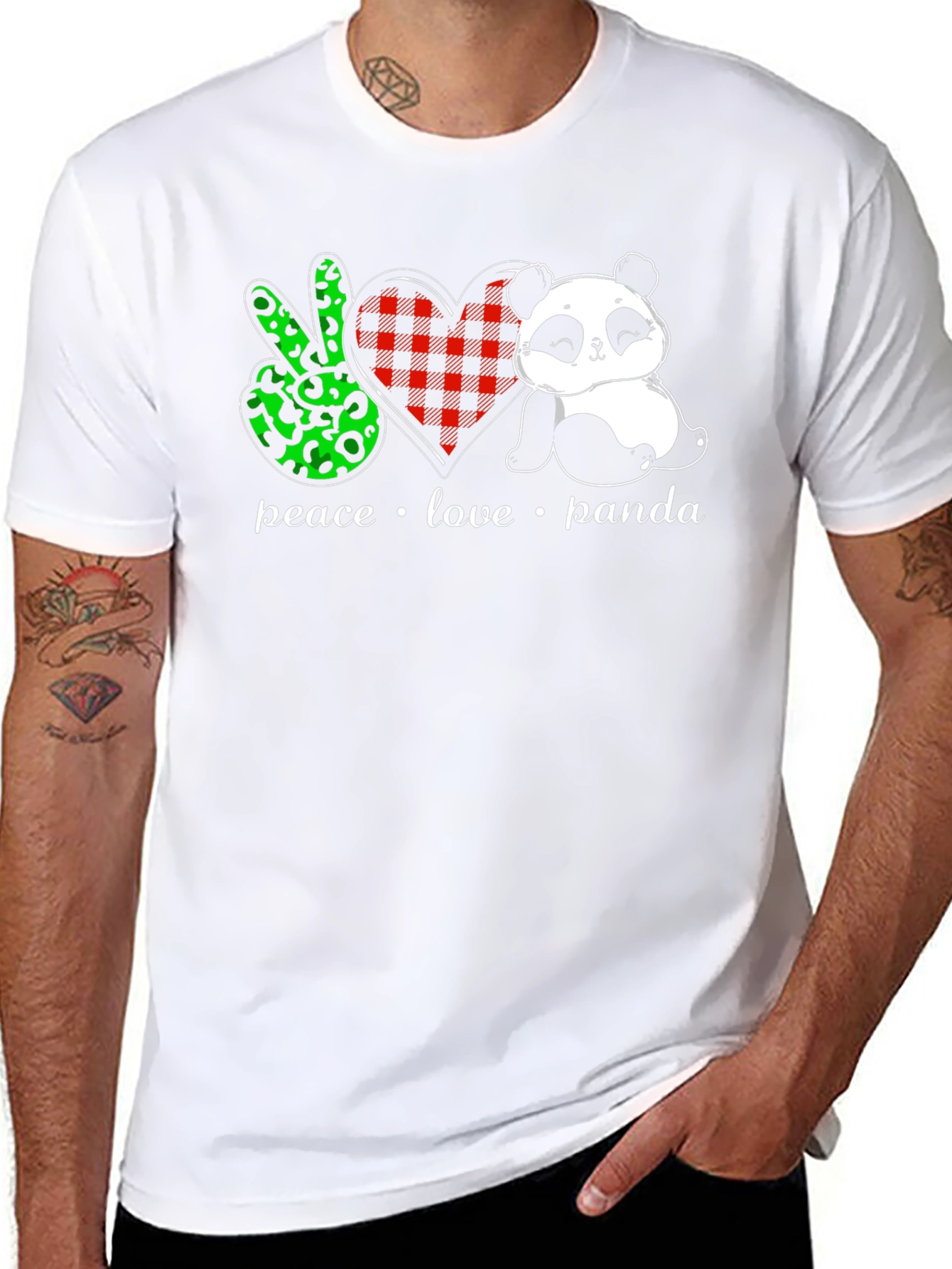 Peace Love Panda T-Shirt