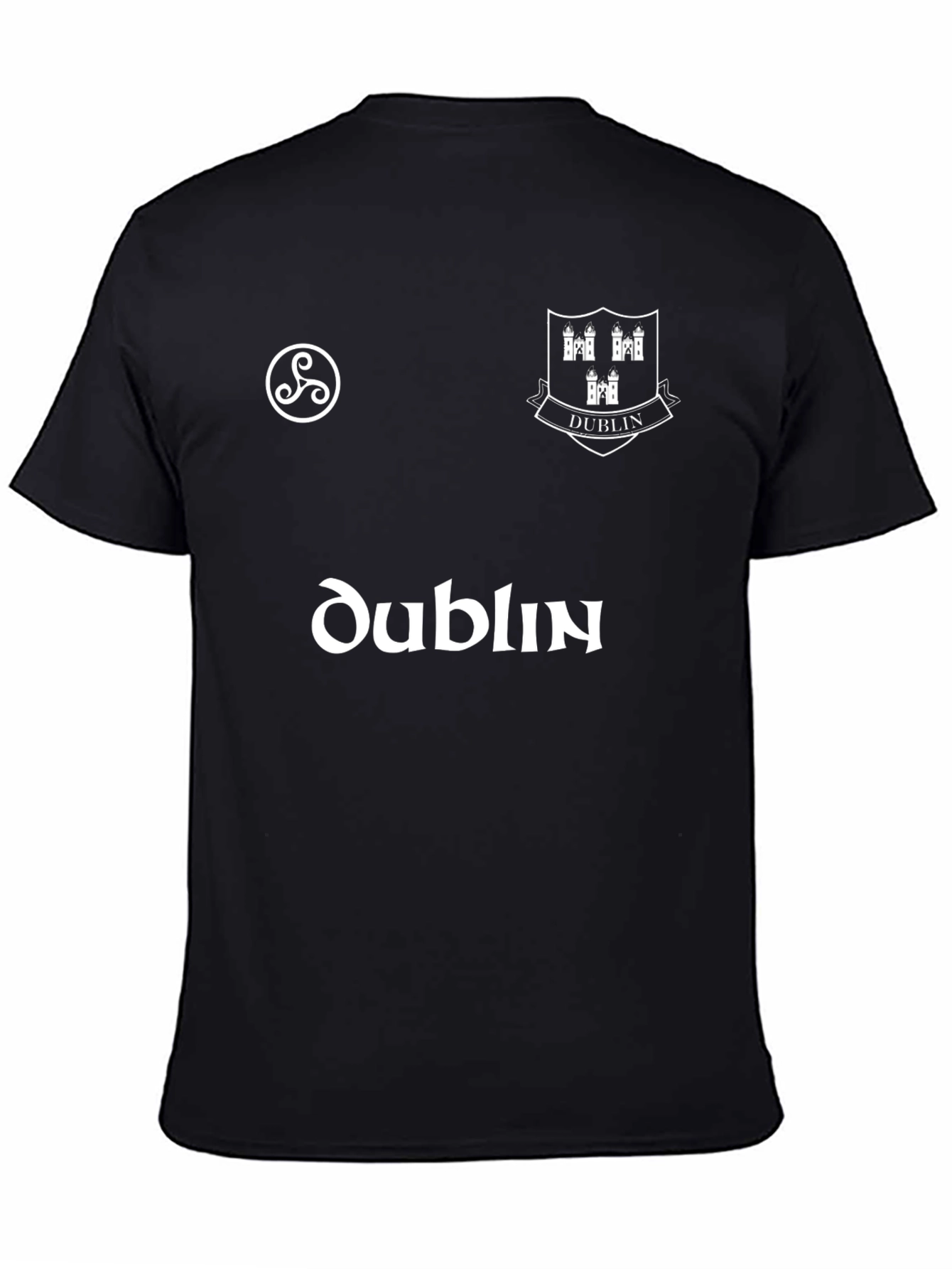 Dublin Ireland Black T-Shirt