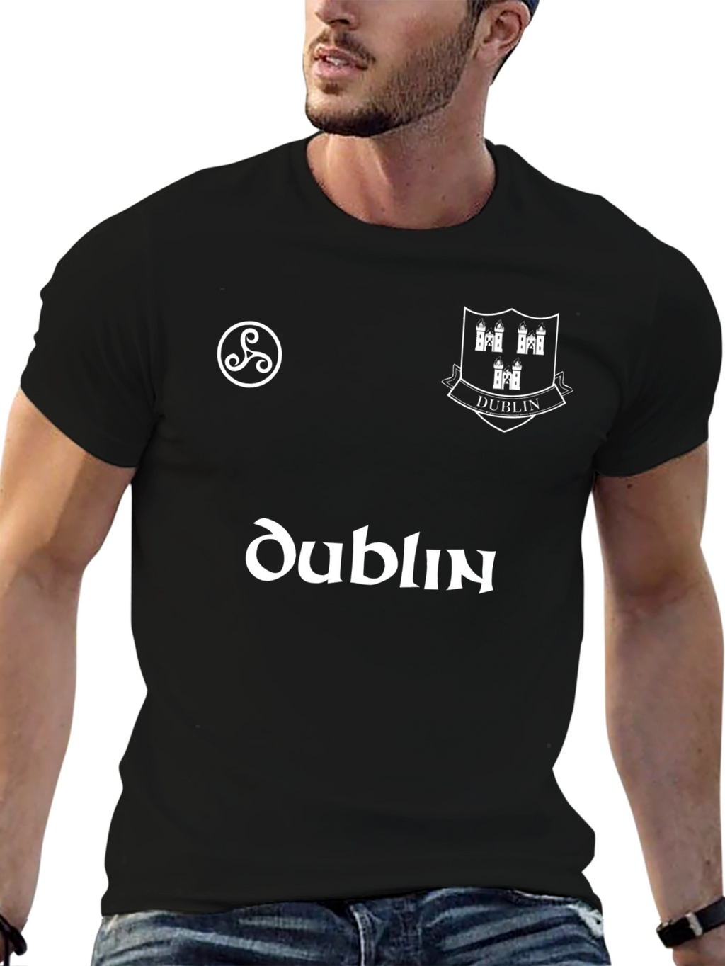 Dublin Ireland Black T-Shirt