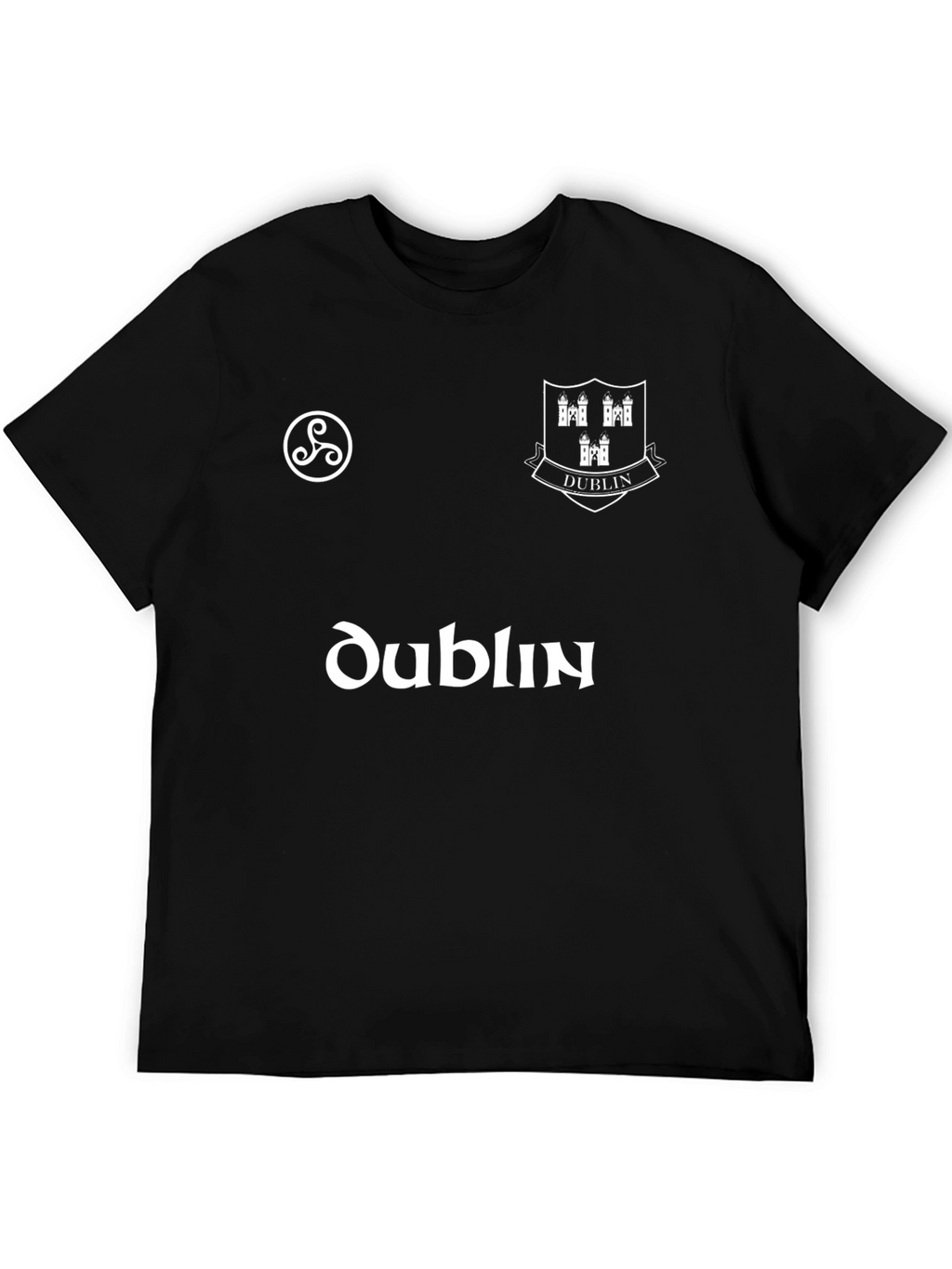 Dublin Ireland Black T-Shirt