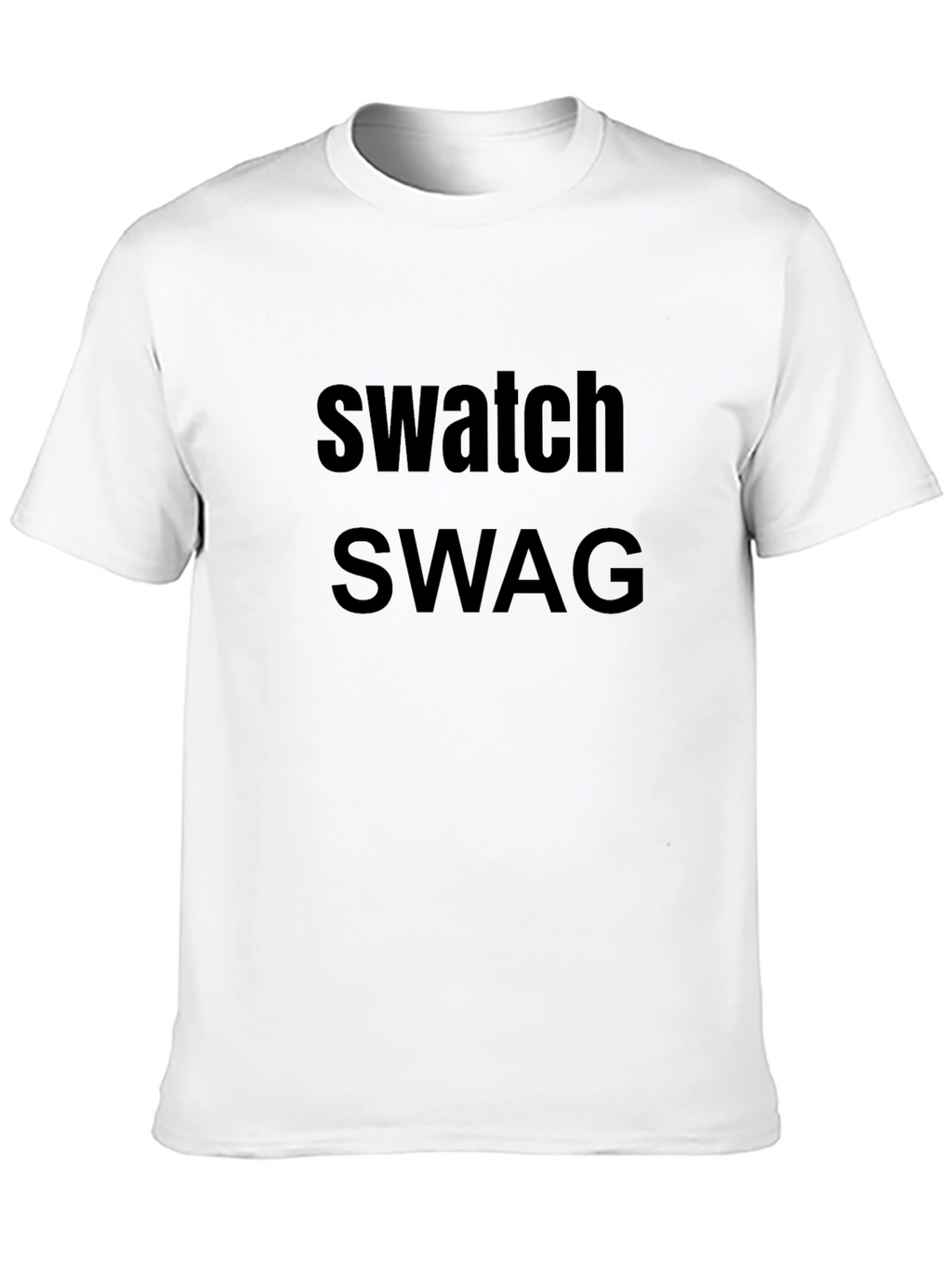 Swatch SWAG Graphic Tee - Black Casual T-Shirt