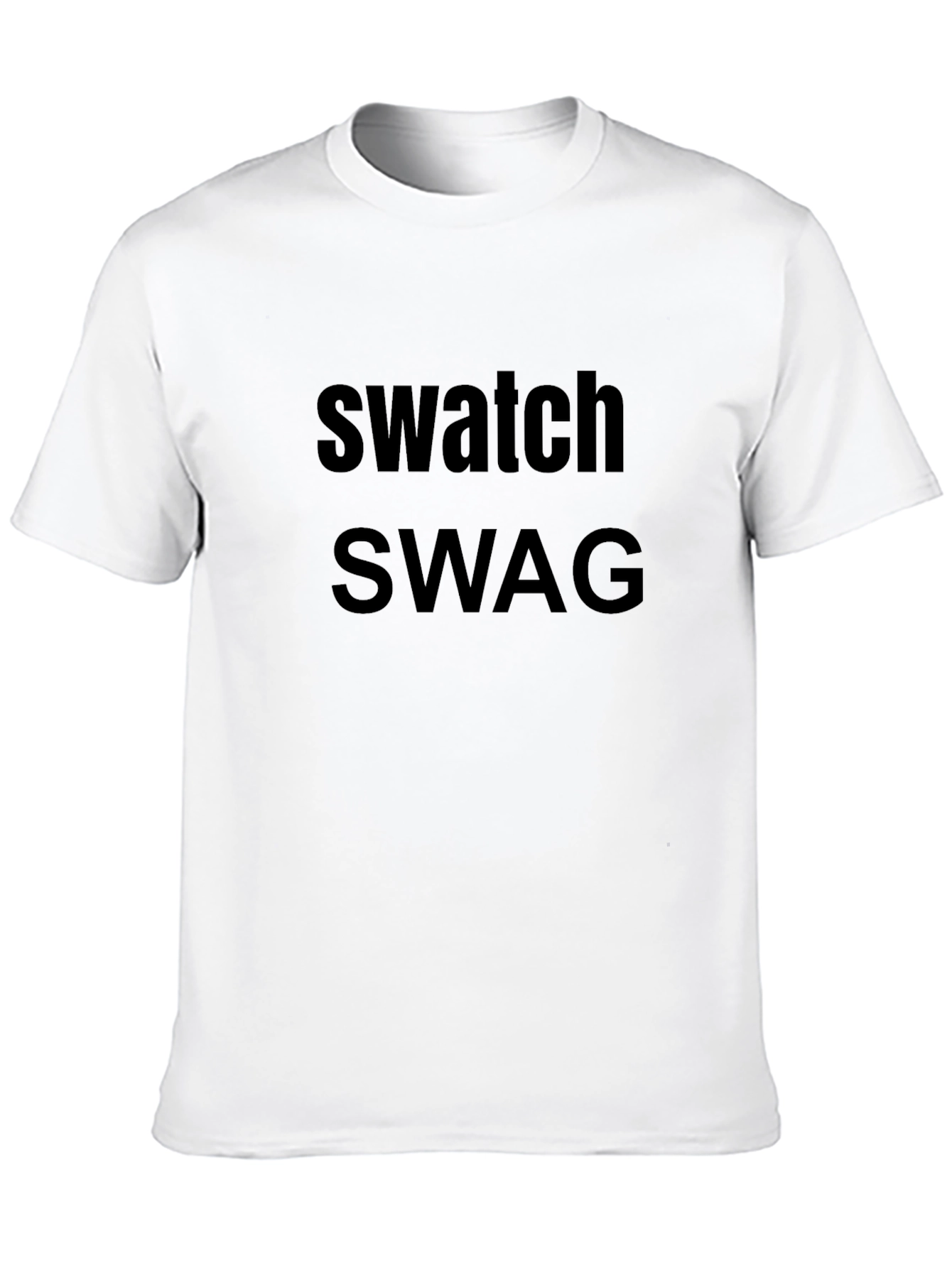 Swatch SWAG Graphic Tee - Black Casual T-Shirt