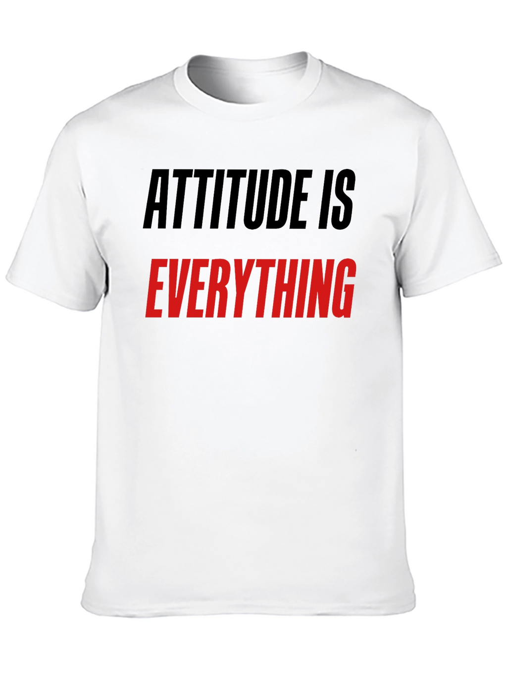 Attitude is Everything Black Graphic Tee