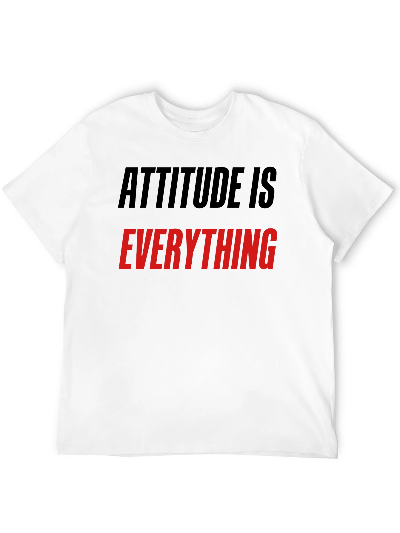 Attitude is Everything Black Graphic Tee