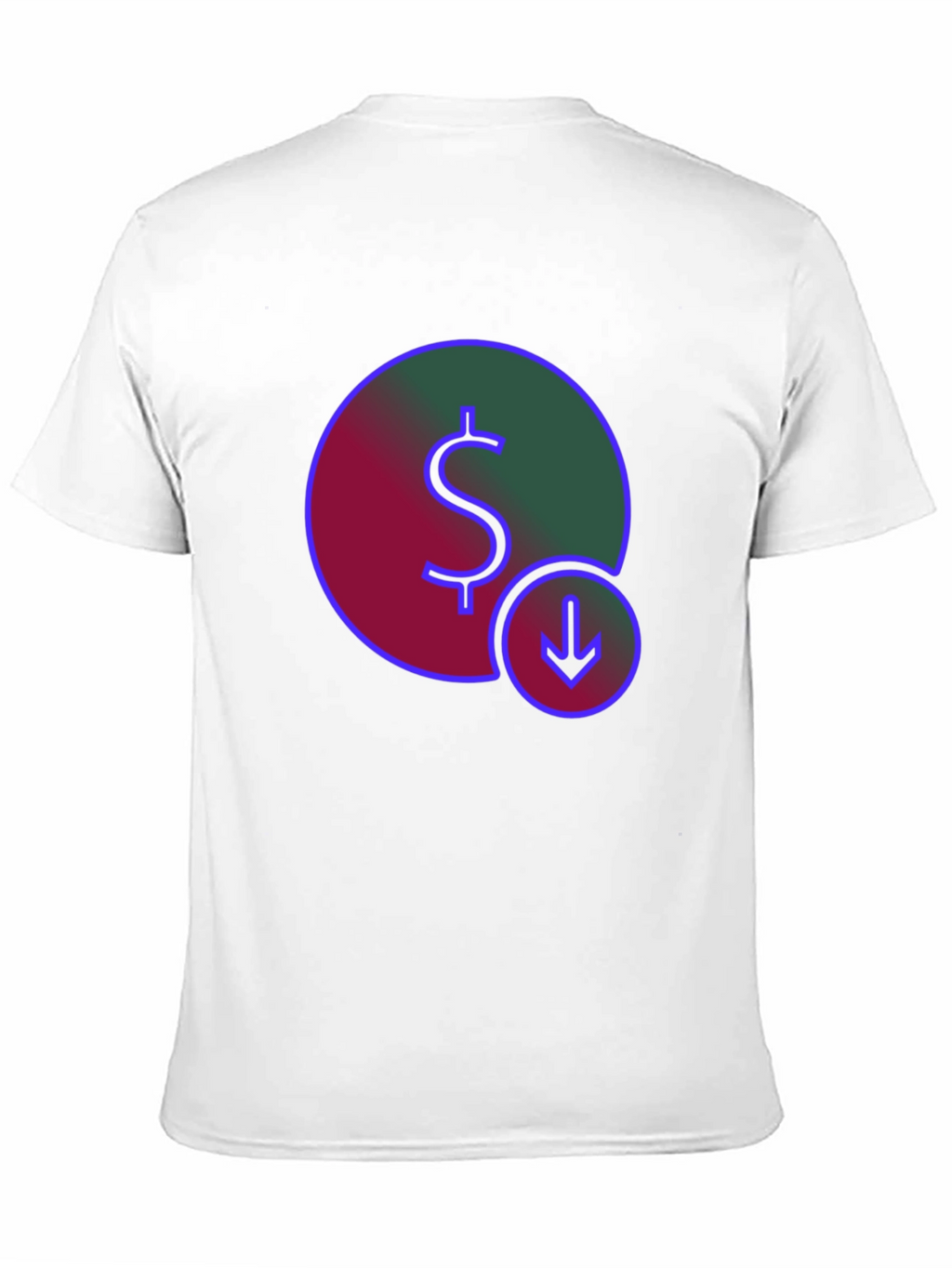 Dollar Down Trend Graphic T-Shirt