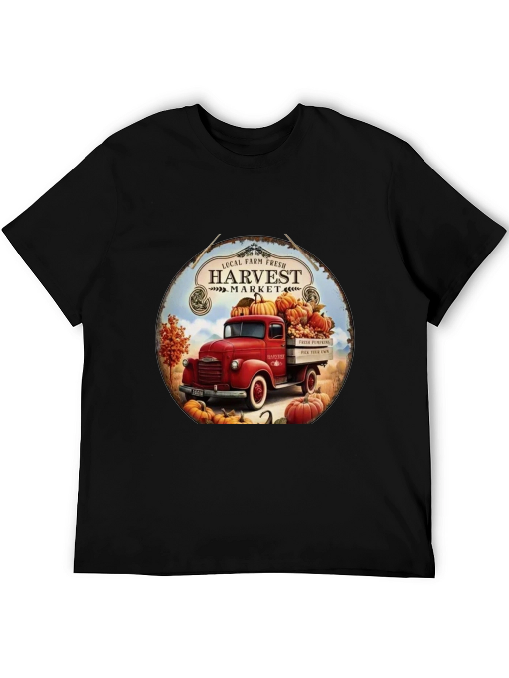 Harvest Market Truck Graphic Tee