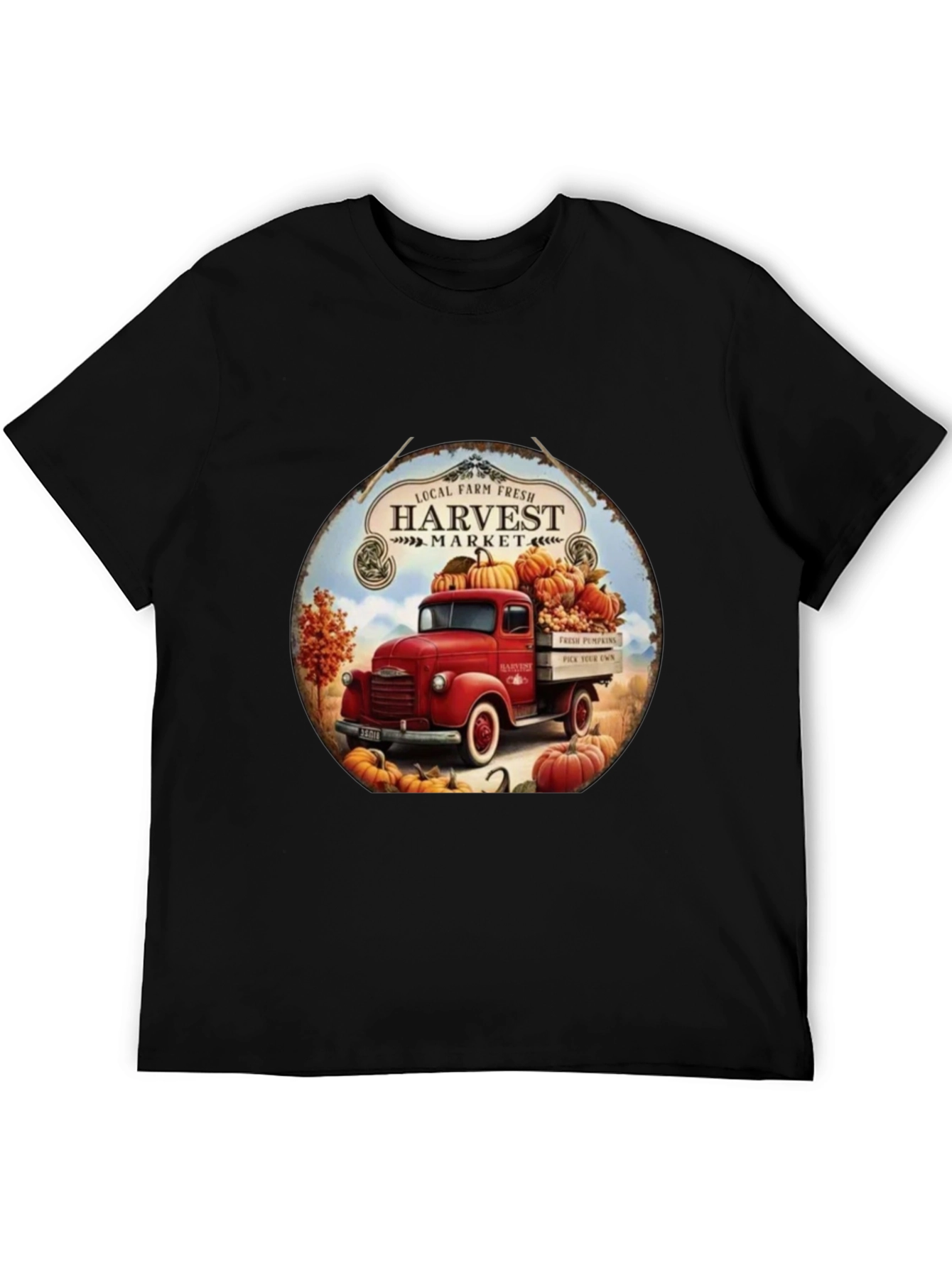 Harvest Market Truck Graphic Tee