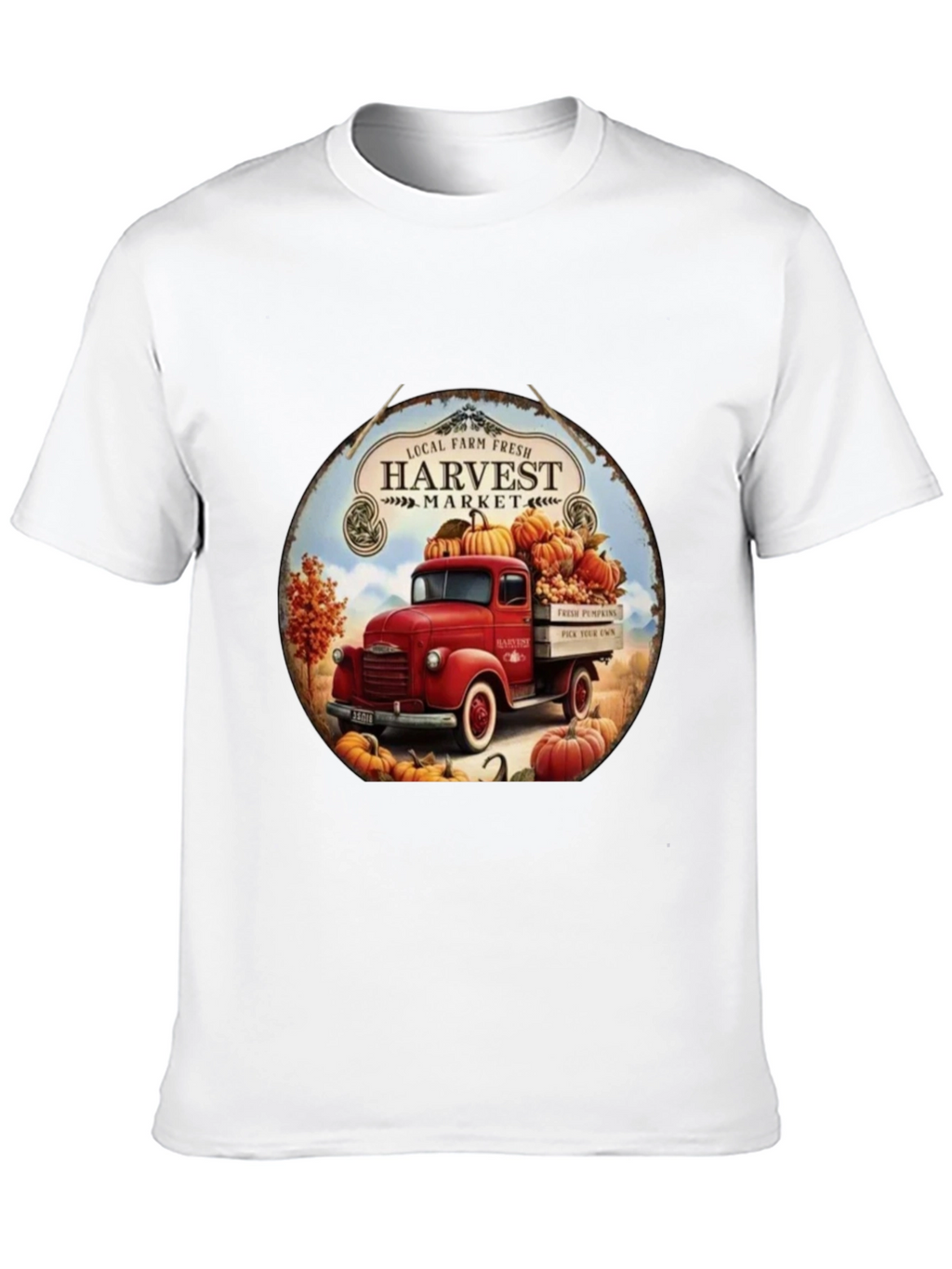 Harvest Market Truck Graphic Tee