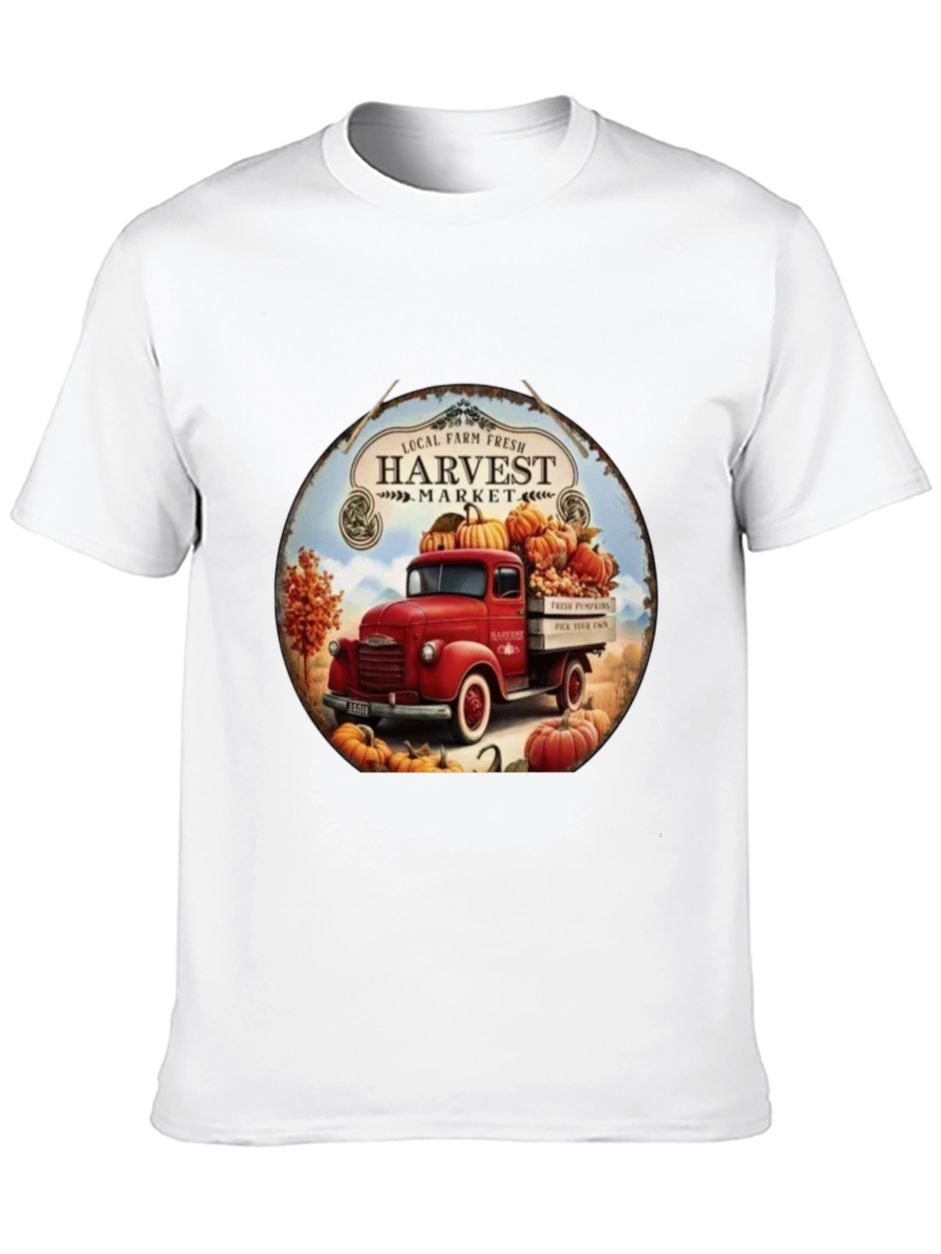 Harvest Market Truck Graphic Tee