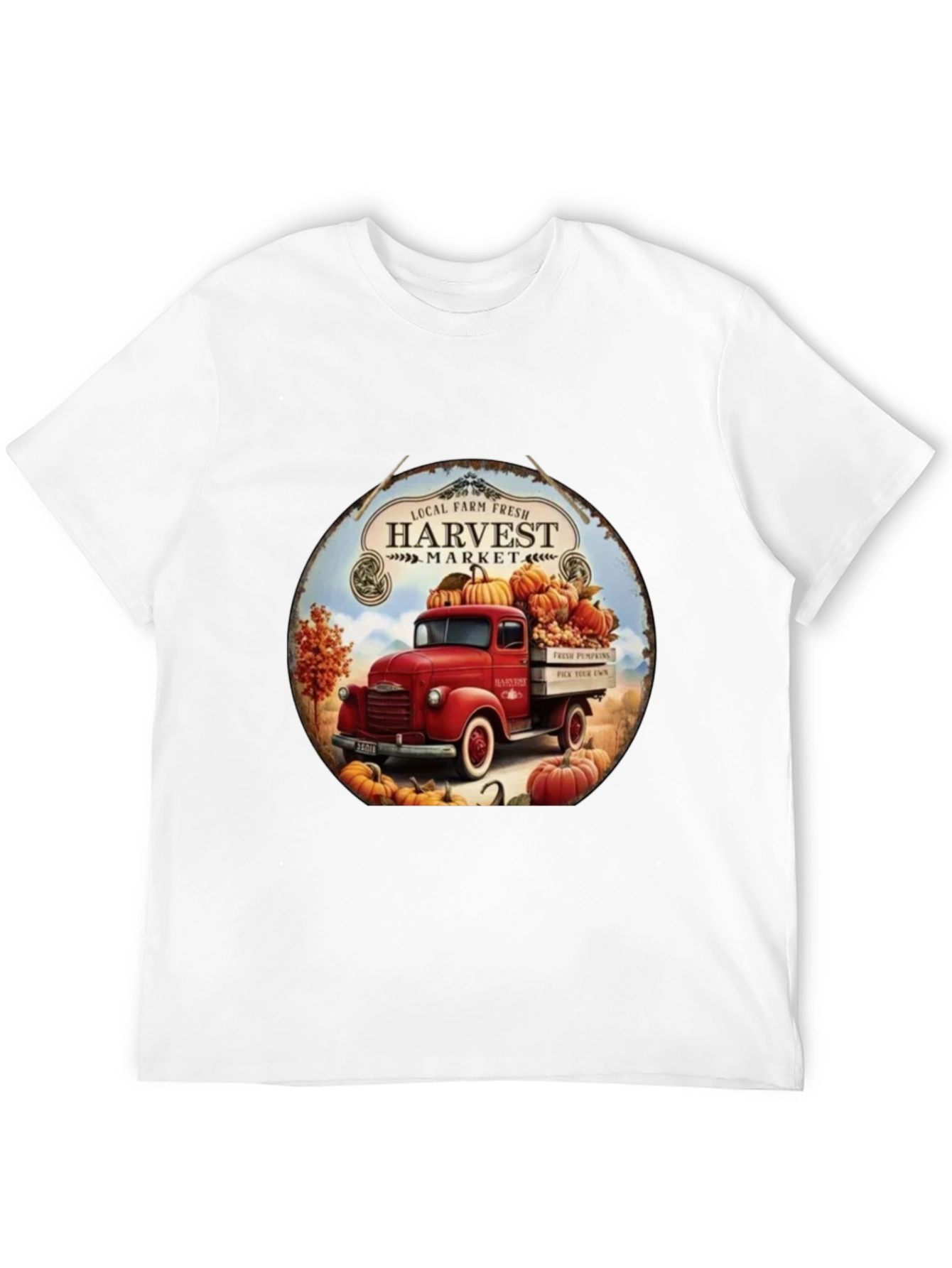 Harvest Market Truck Graphic Tee