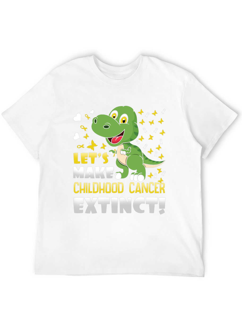 Childhood Cancer Awareness Dinosaur T-Shirt