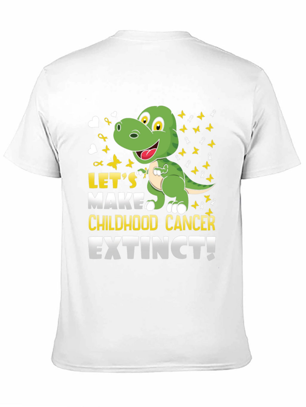 Childhood Cancer Awareness Dinosaur T-Shirt