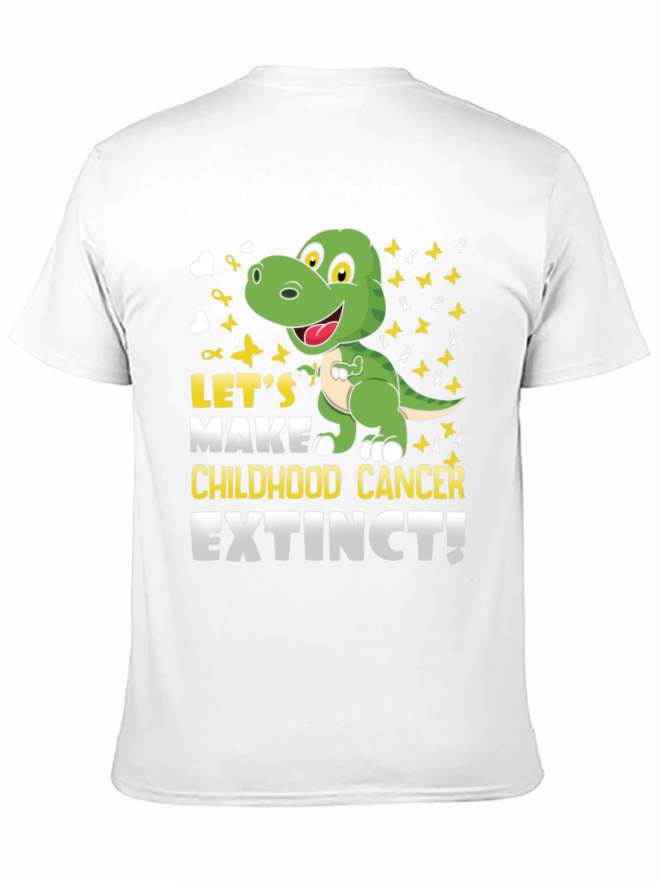 Childhood Cancer Awareness Dinosaur T-Shirt