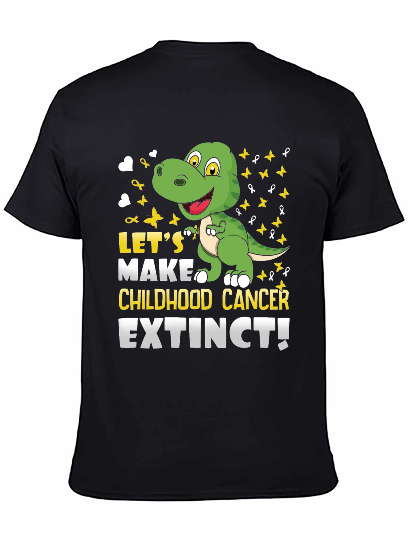 Childhood Cancer Awareness Dinosaur T-Shirt