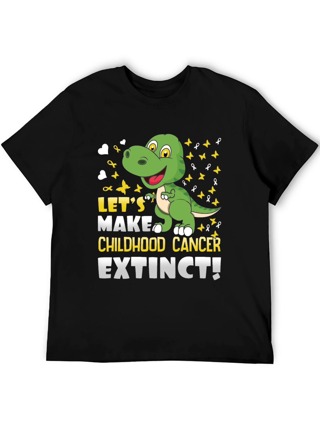 Childhood Cancer Awareness Dinosaur T-Shirt