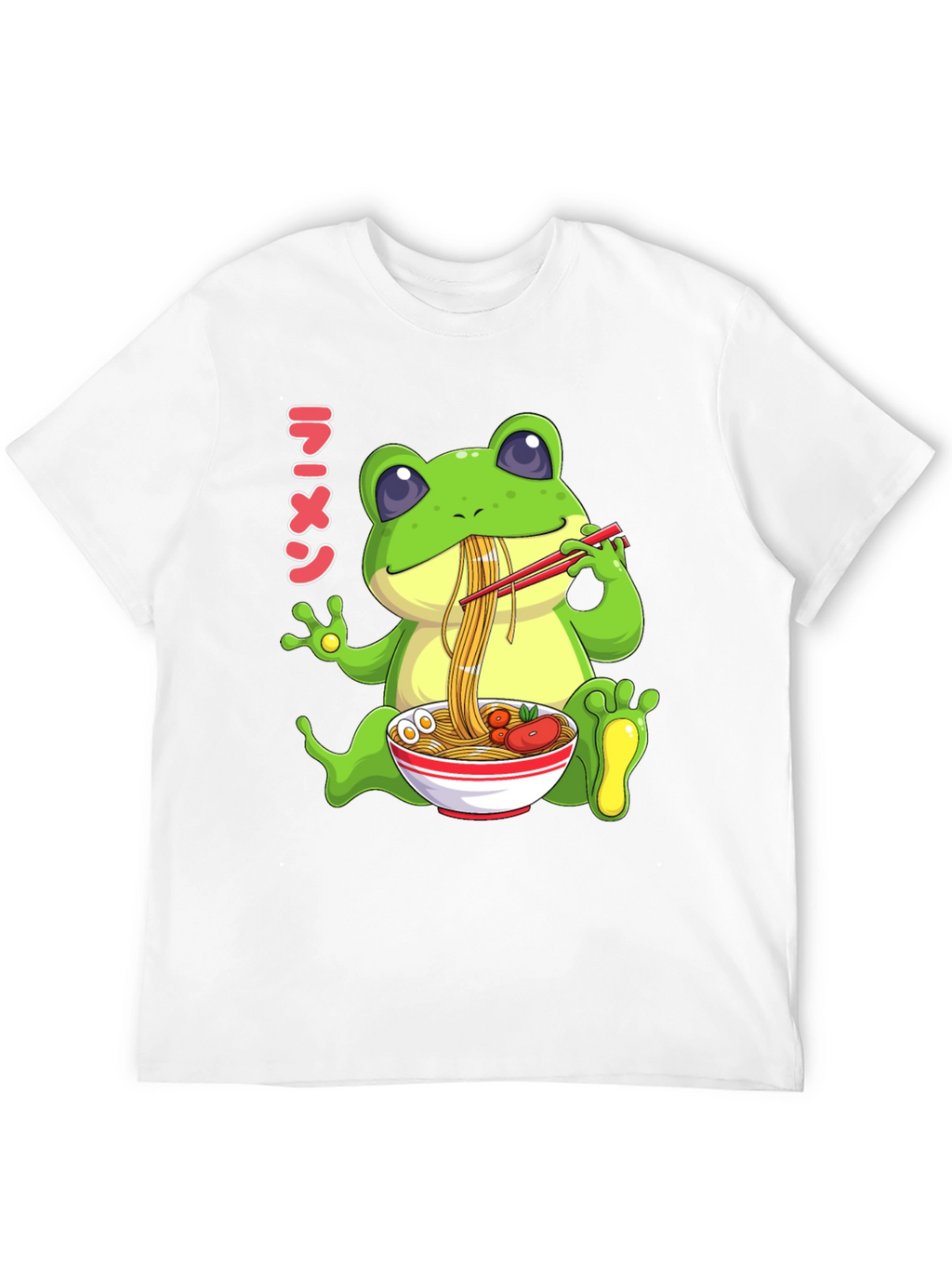 Frog Ramen T-Shirt - Cute Anime Style