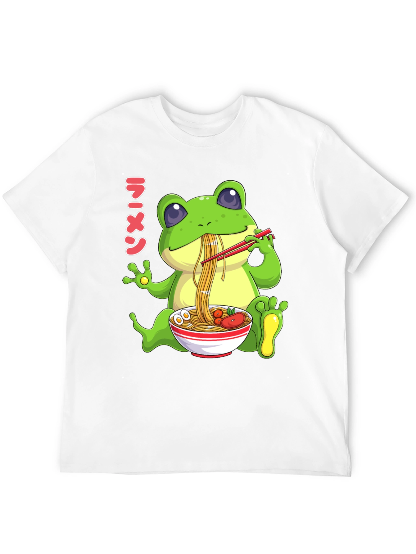 Frog Ramen T-Shirt - Cute Anime Style