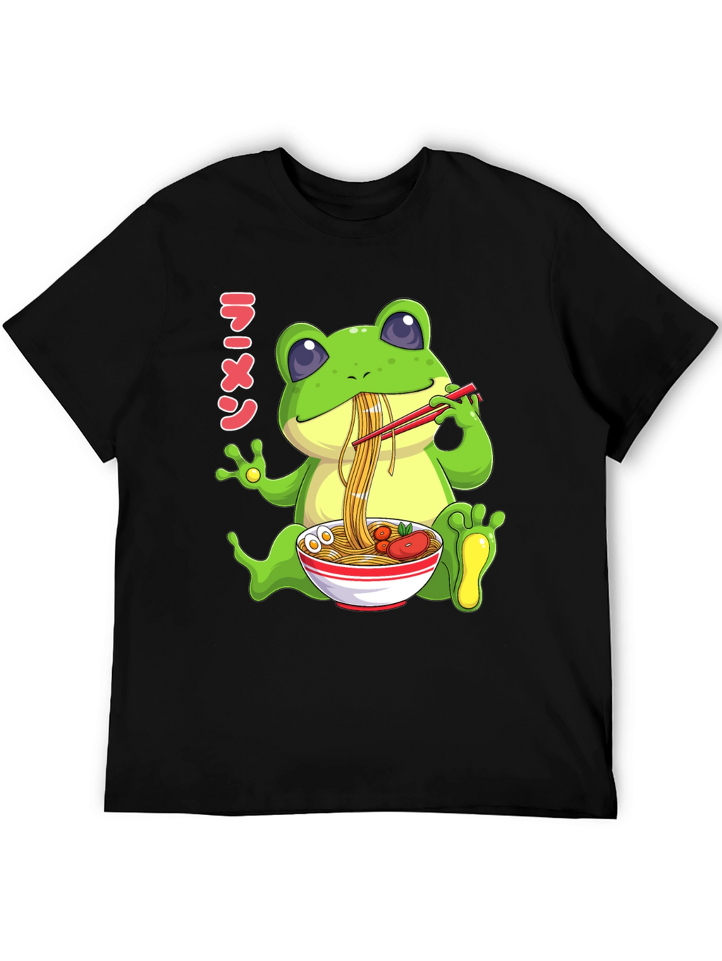 Frog Ramen T-Shirt - Cute Anime Style