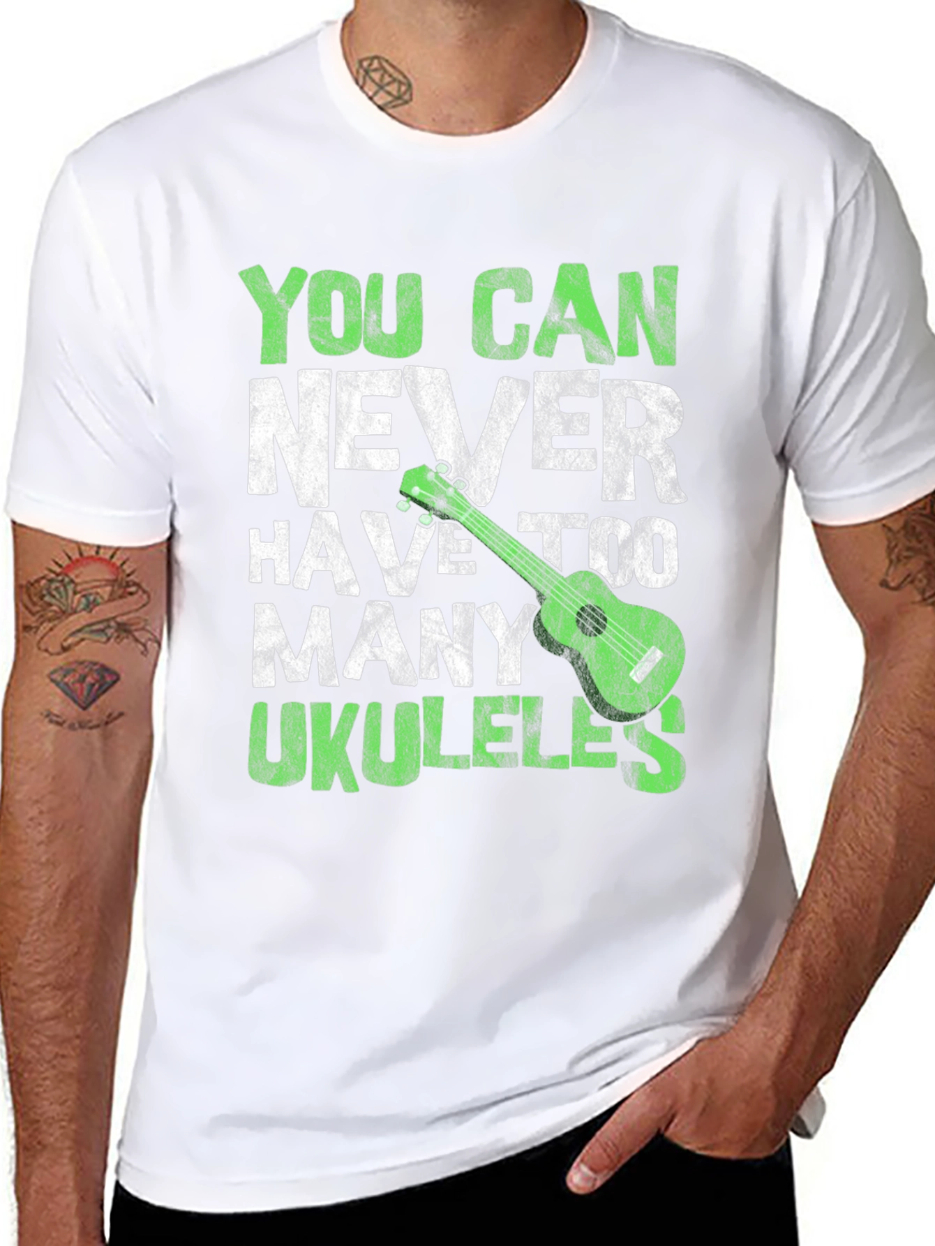 You Can Never Have Too Many Ukuleles T-Shirt
