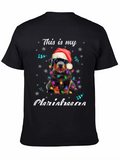 Christmas Rottweiler T-Shirt Holiday Dog Tee