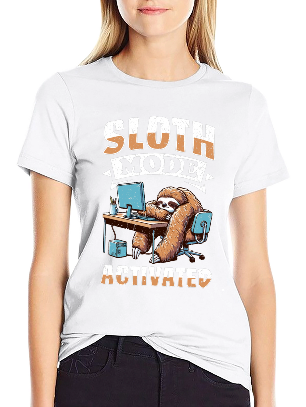 Sloth Mode Activated Graphic T-Shirt