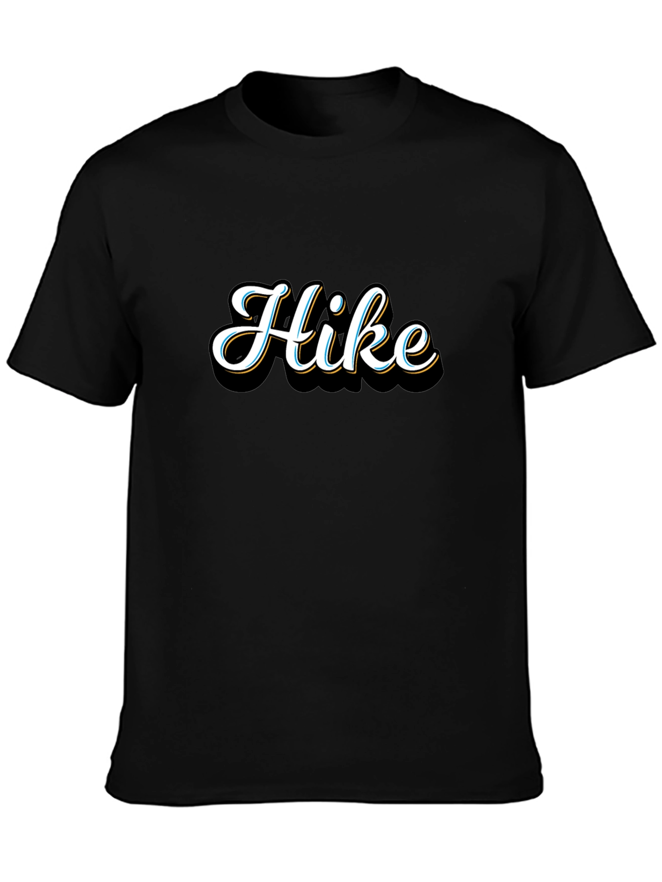 Mens Hike Graphic Black T-Shirt