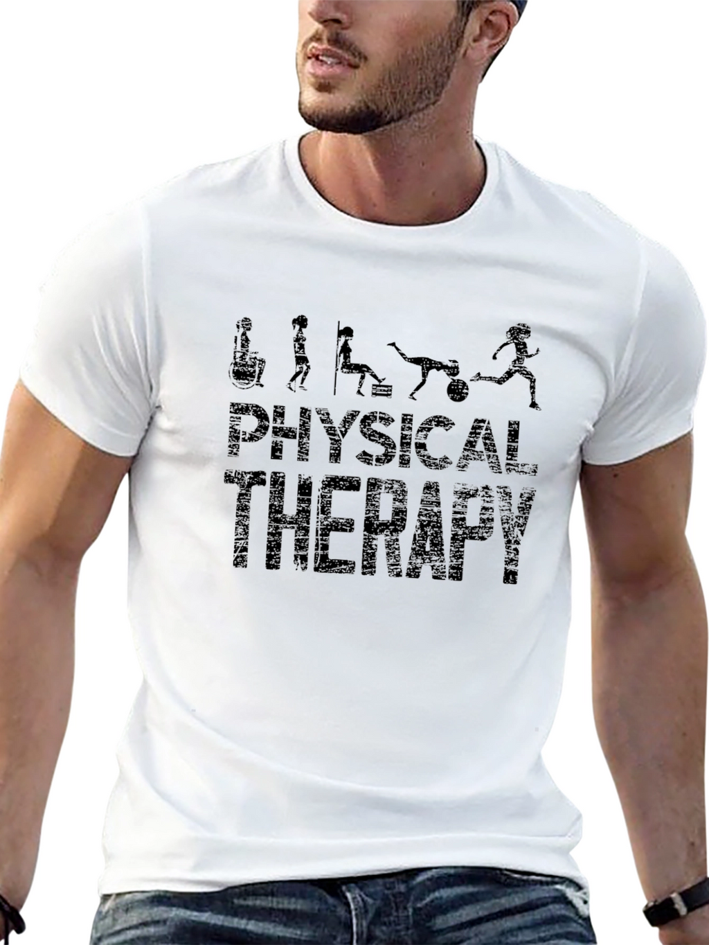 Physical Therapy Evolution Black T-Shirt