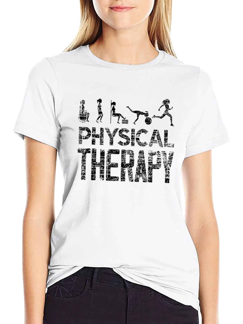 Physical Therapy Evolution Black T-Shirt