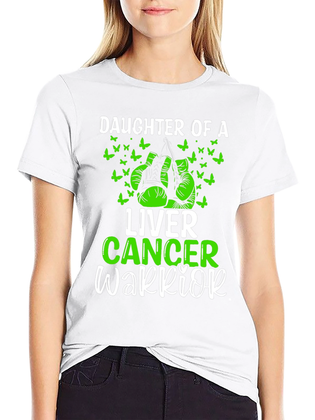 Liver Cancer Warrior Daughter T-Shirt