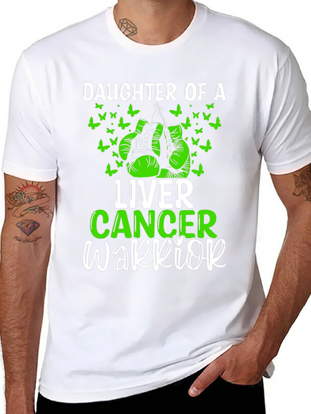 Liver Cancer Warrior Daughter T-Shirt