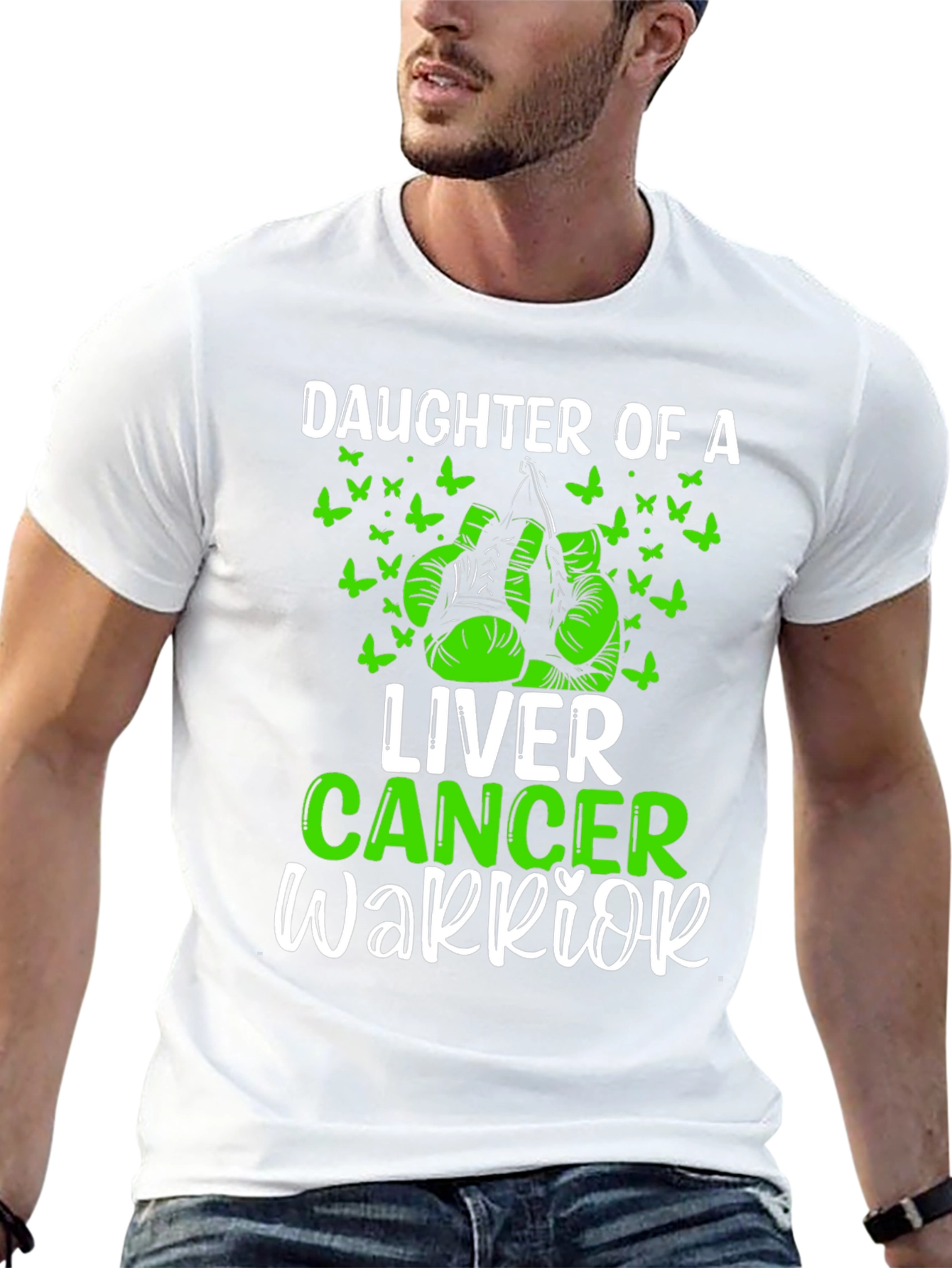 Liver Cancer Warrior Daughter T-Shirt