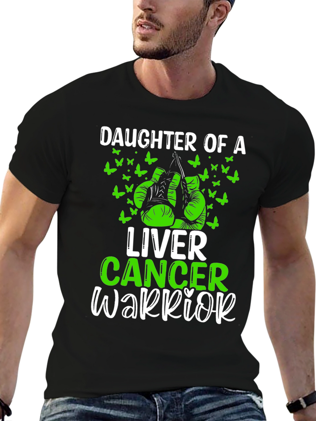 Liver Cancer Warrior Daughter T-Shirt