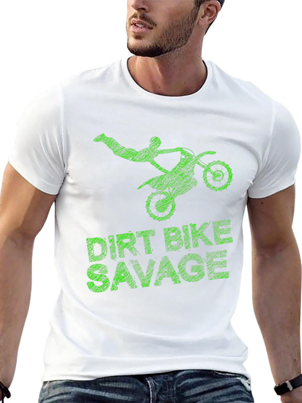 Dirt Bike Savage Graphic T-Shirt