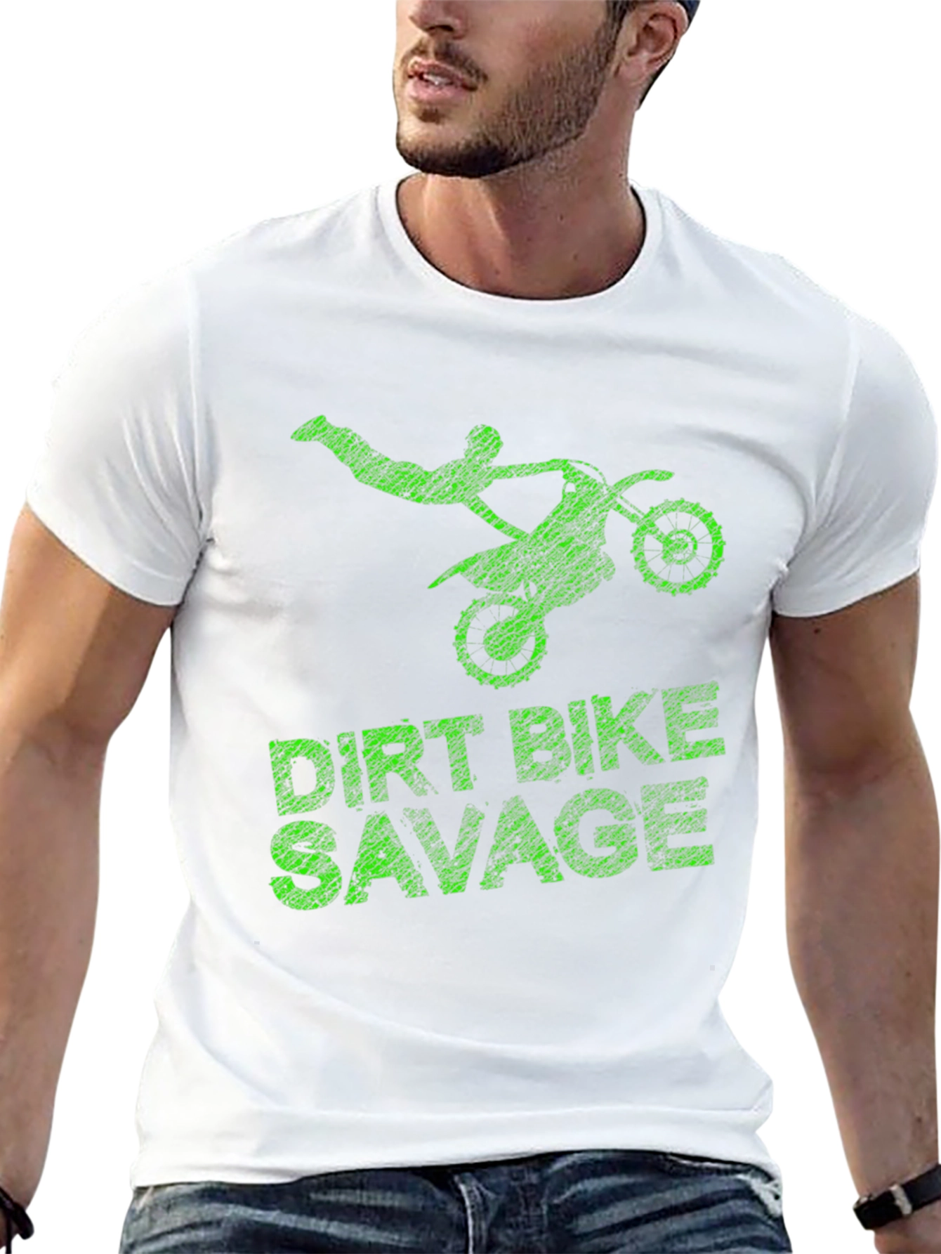 Dirt Bike Savage Graphic T-Shirt