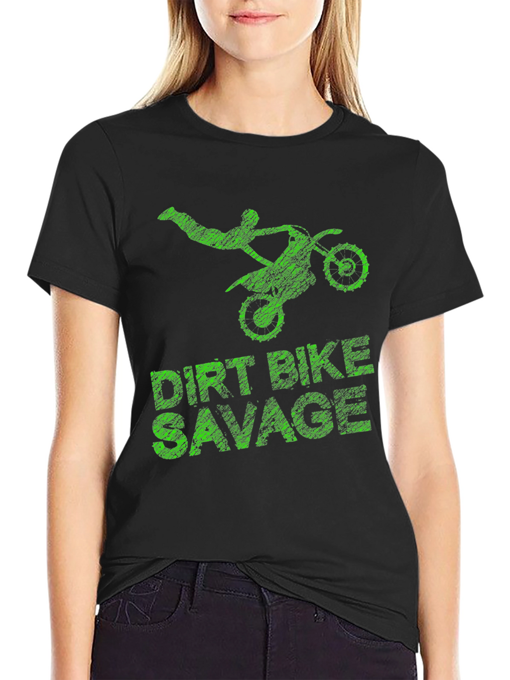 Dirt Bike Savage Graphic T-Shirt