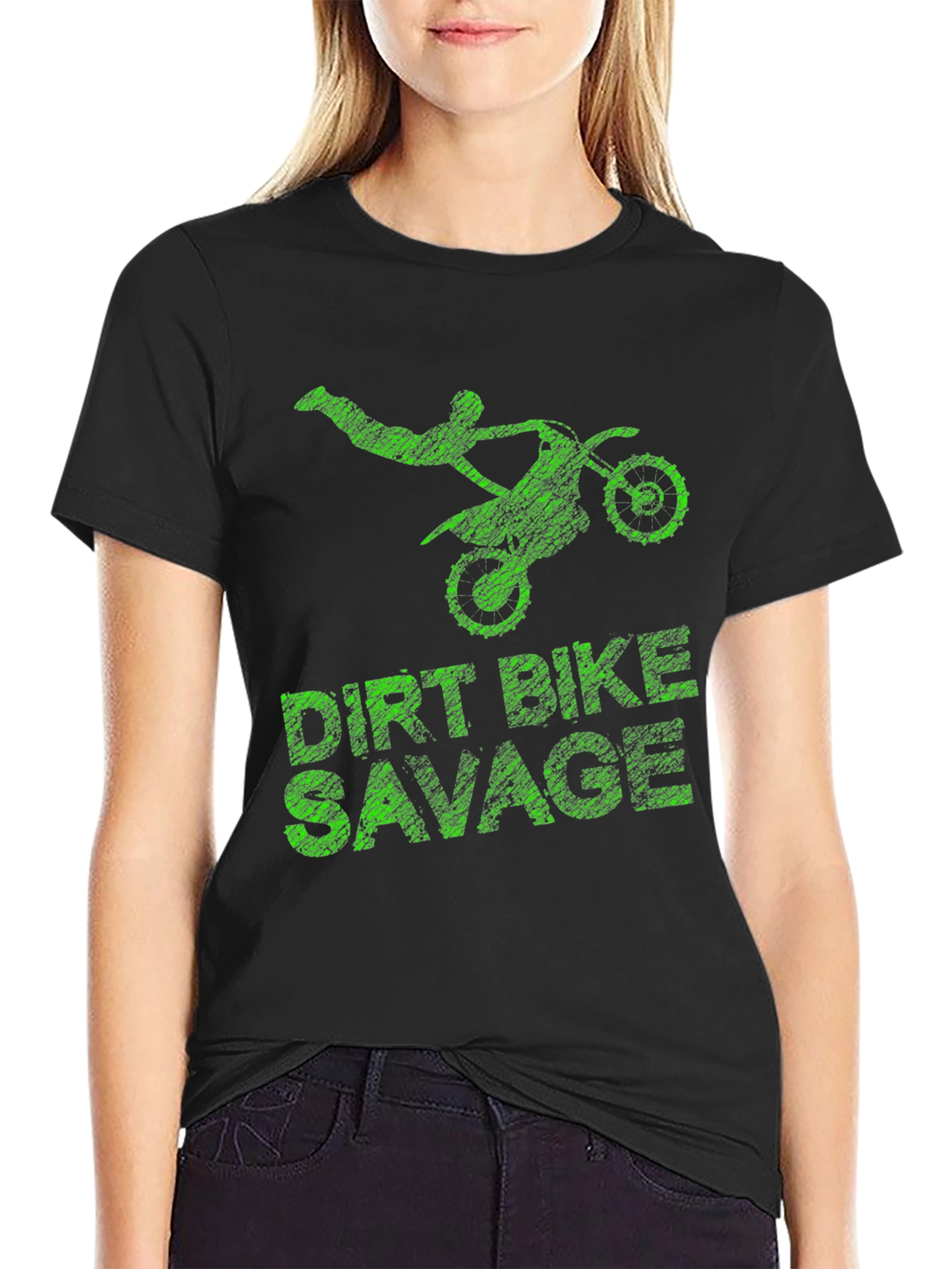 Dirt Bike Savage Graphic T-Shirt