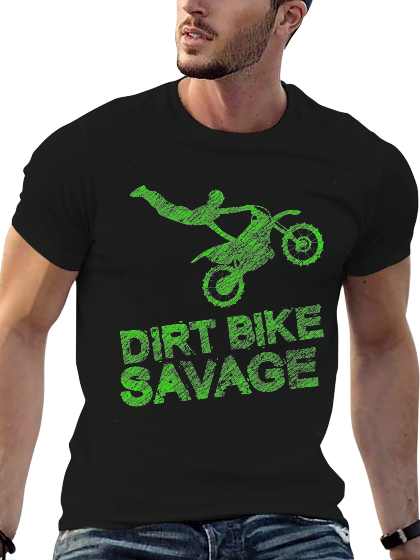 Dirt Bike Savage Graphic T-Shirt