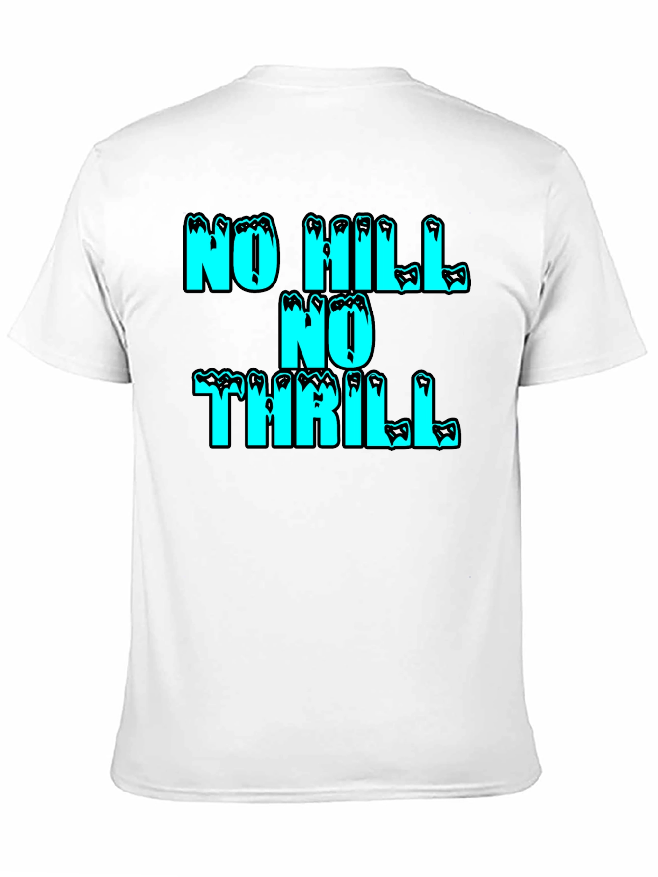 No Hill No Thrill Graphic Tee - Black