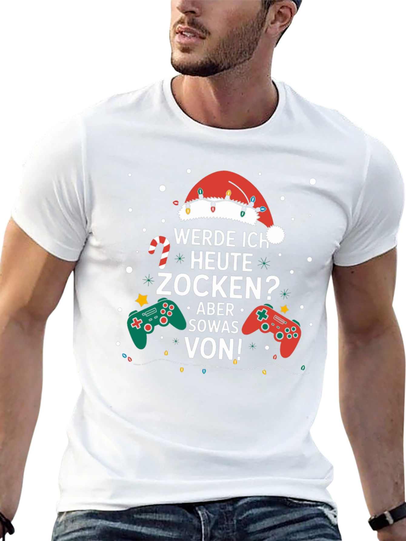 Gamer Holiday T-Shirt: Will I Game Today? Yes!