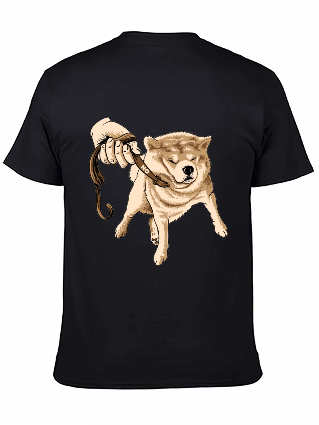Funny Dog Refusal T-Shirt - Shiba Inu Walking