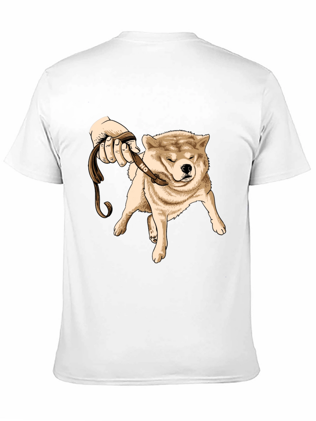 Funny Dog Refusal T-Shirt - Shiba Inu Walking