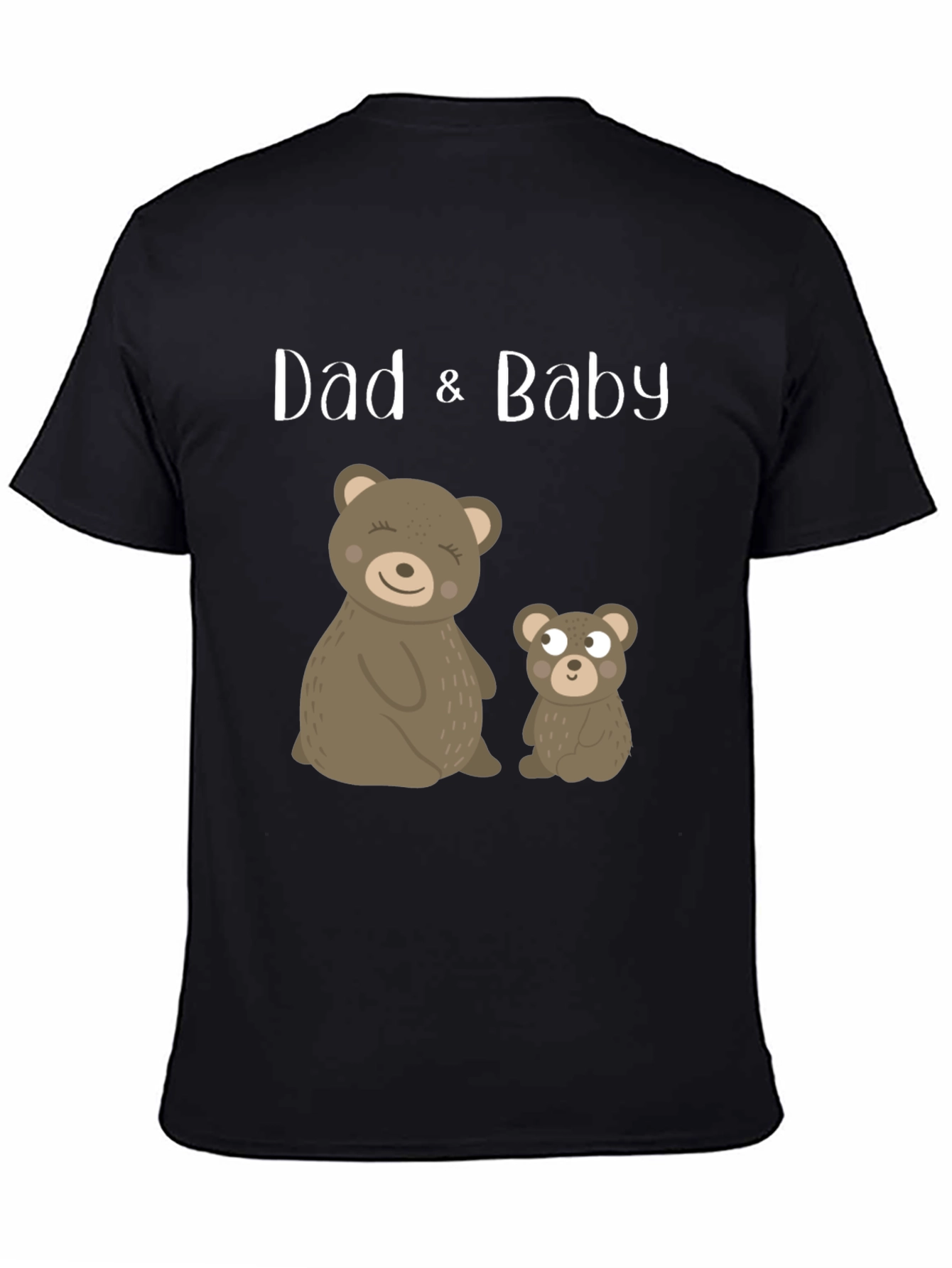 Dad & Baby Bear Matching Graphic Tee