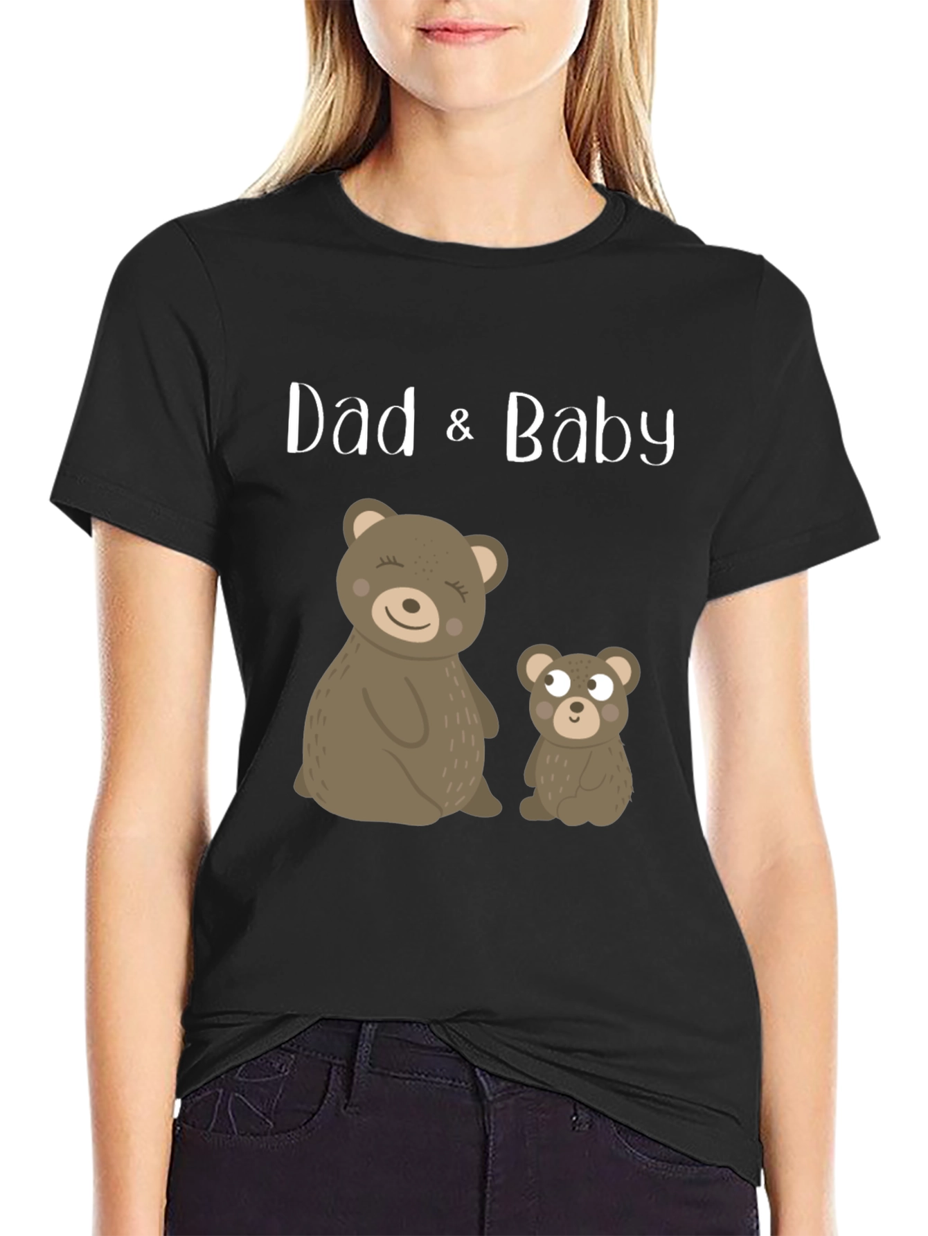 Dad & Baby Bear Matching Graphic Tee