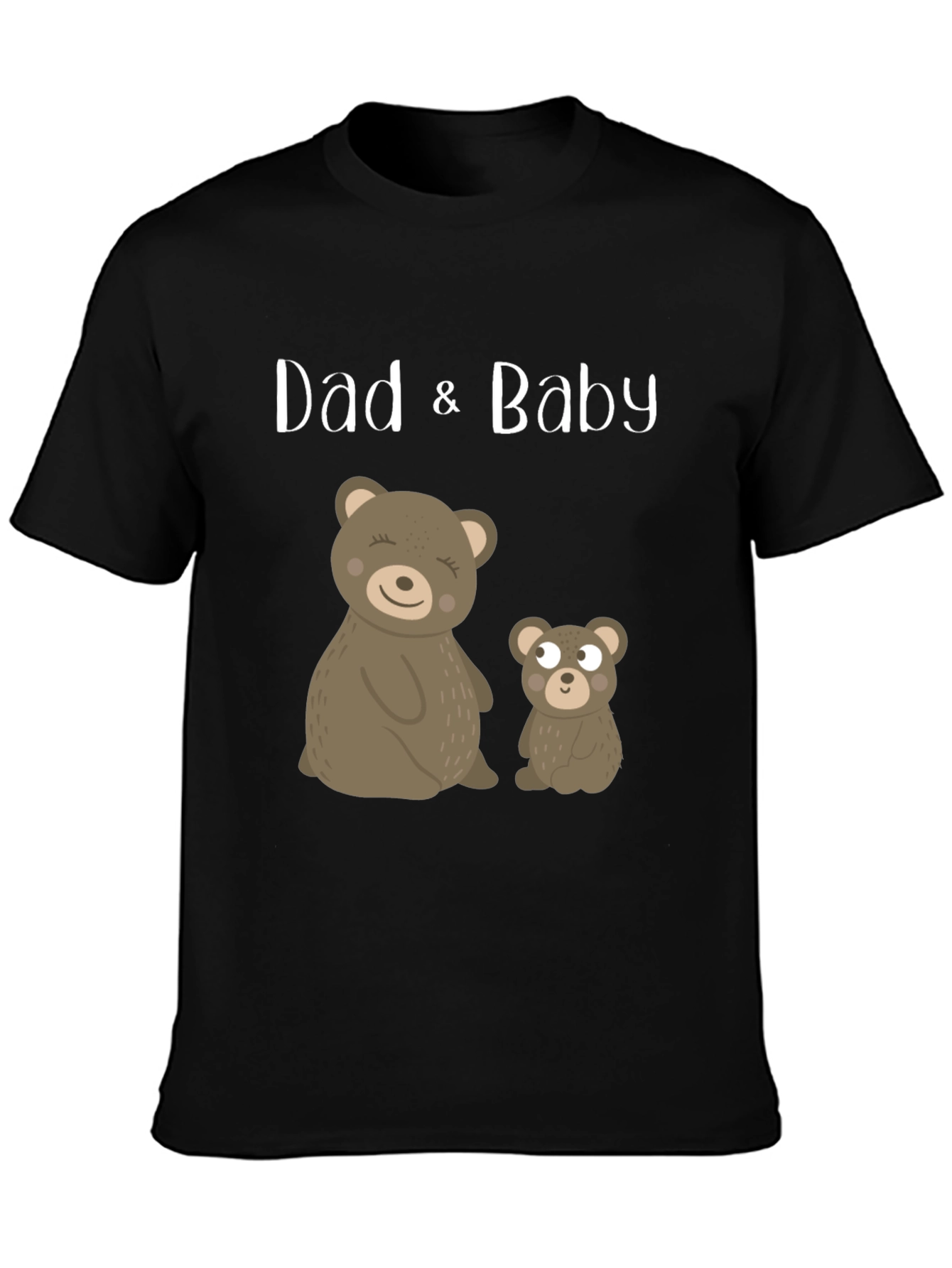 Dad & Baby Bear Matching Graphic Tee