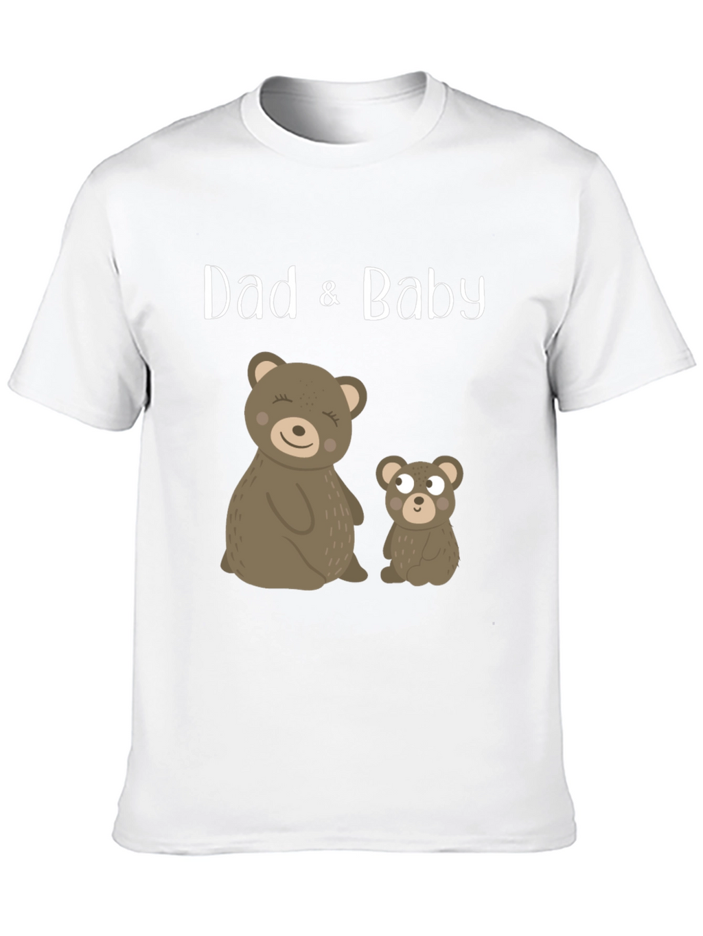 Dad & Baby Bear Matching Graphic Tee