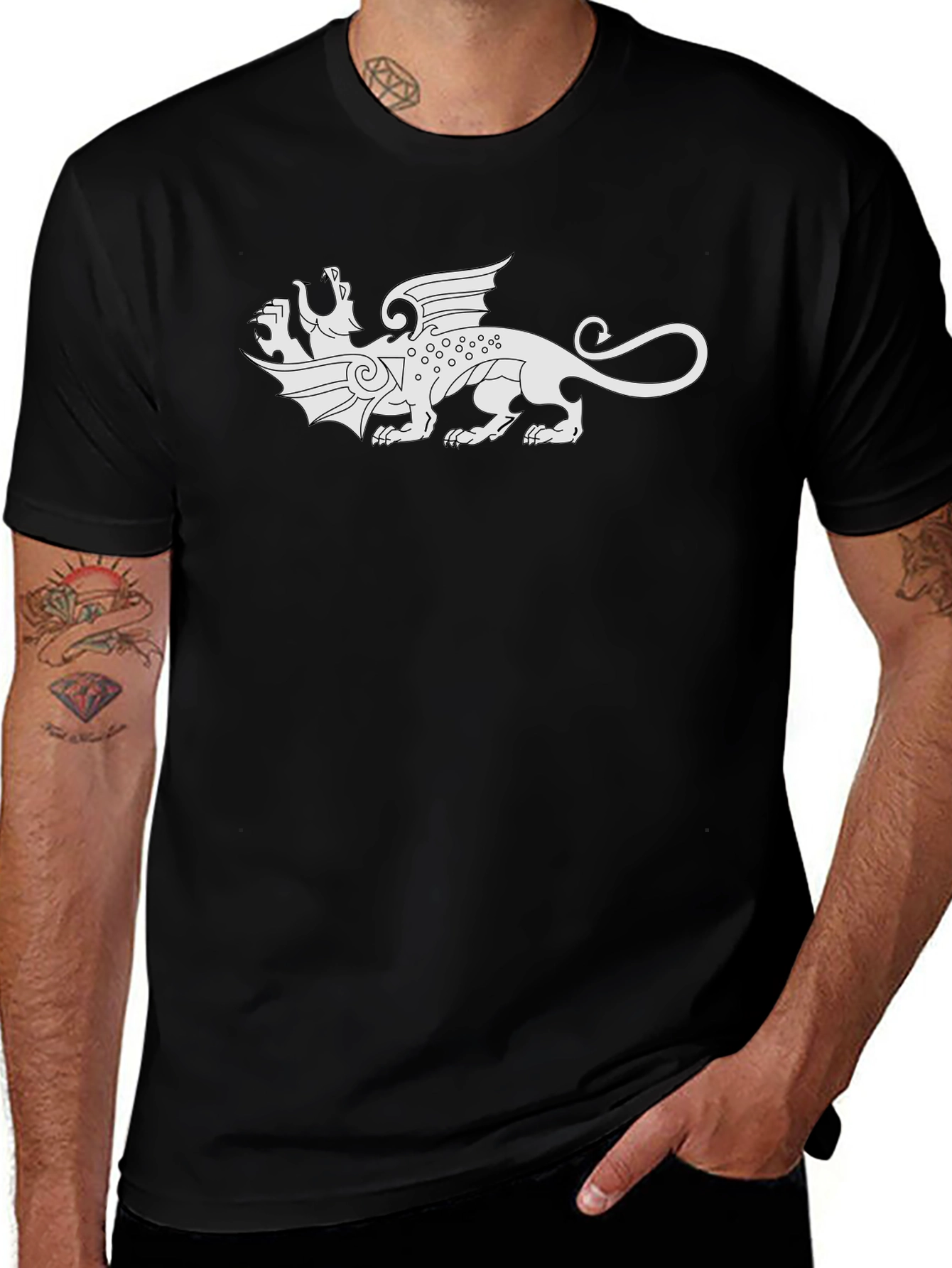 Two-Headed Dragon Graphic Tee