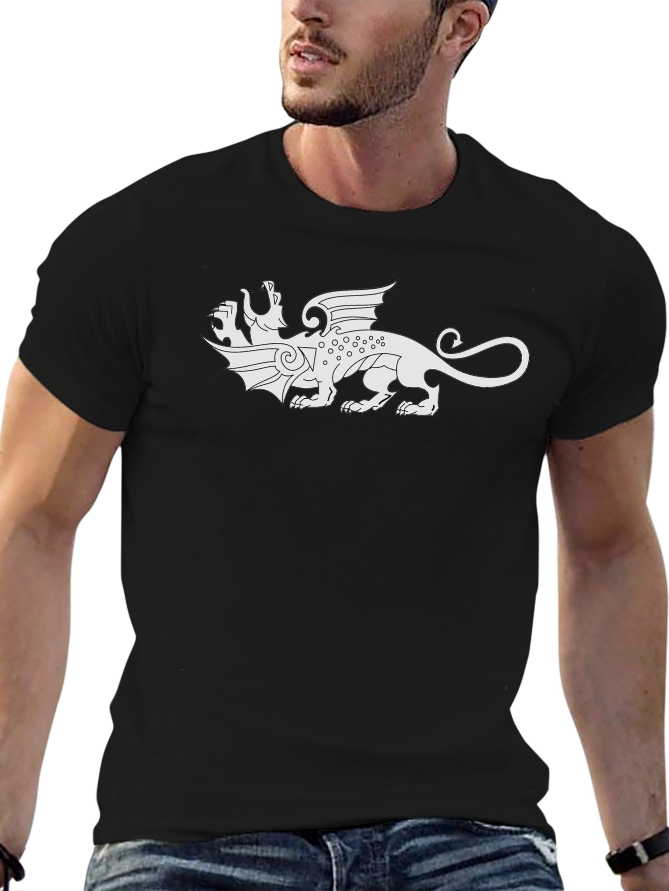 Two-Headed Dragon Graphic Tee