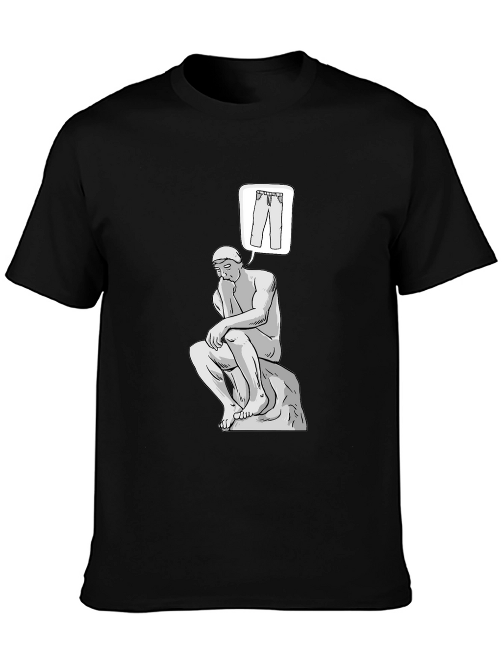 Thinking Man Pants T-Shirt - Philosophy Tee